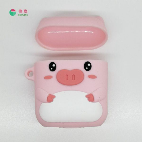 粉红猪耳机套